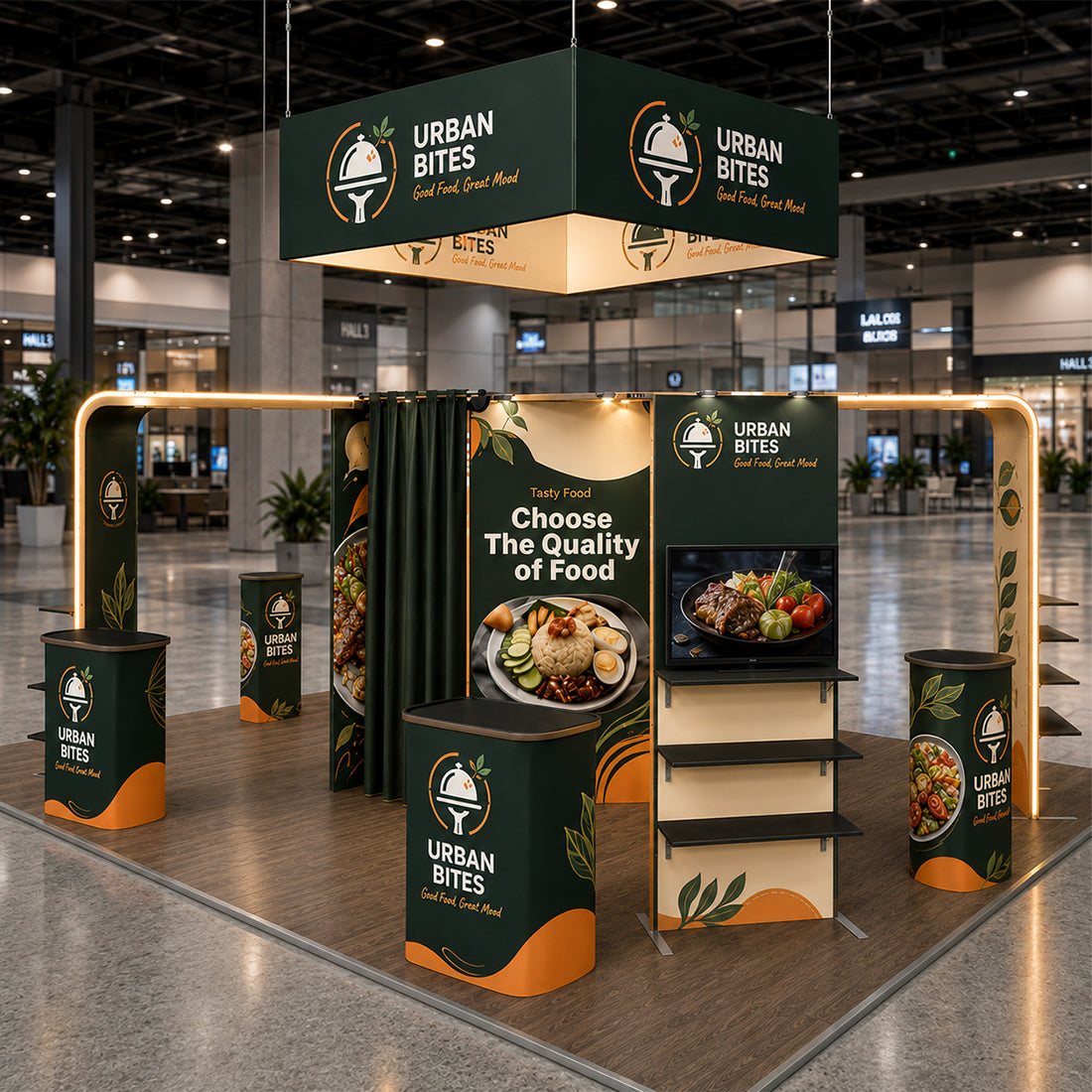 Modular Booth Kits 30ft x 20ft - Model 4