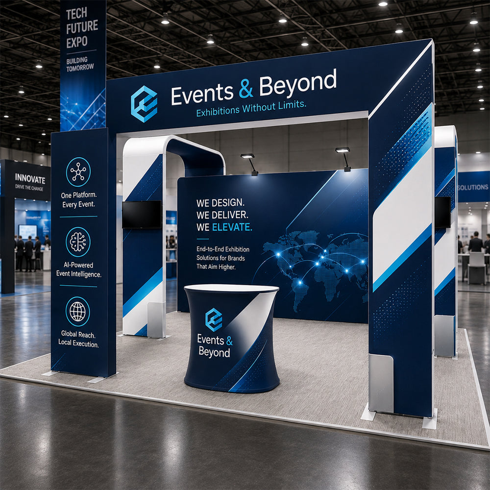 Modular Booth Kits 20ft x 20ft - Model 16