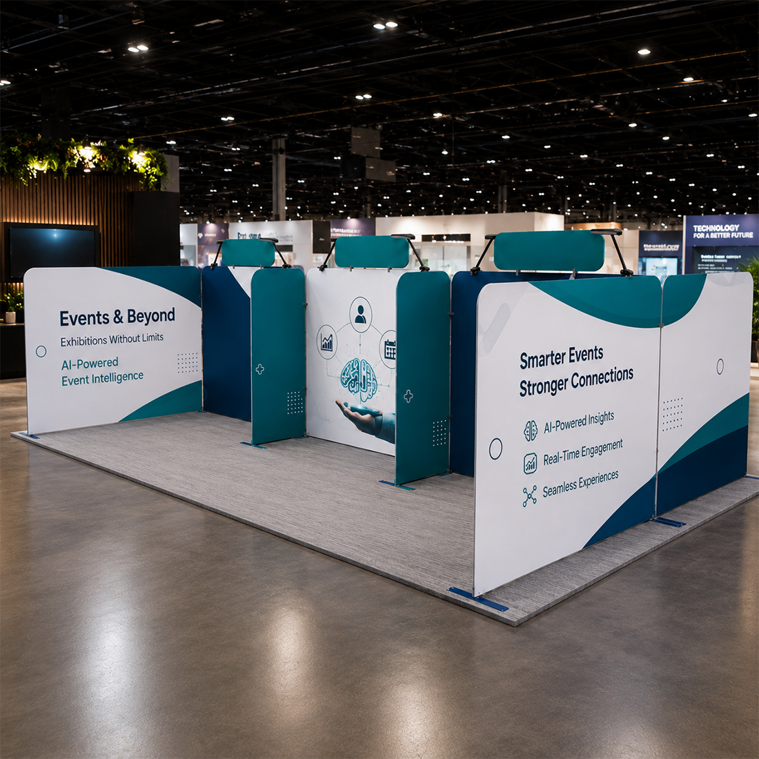 Modular Booth Kits 30ft x 20ft - Model 3