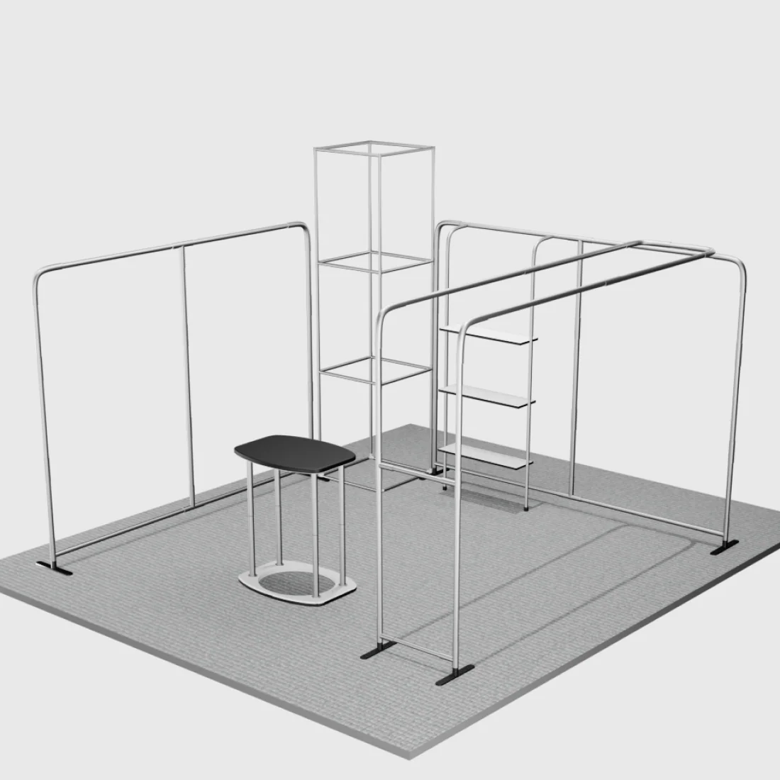 Kits de cabines modulaires 6 m x 6 m - Modèle 01 