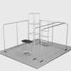 Kits de cabines modulaires 6 m x 6 m - Modèle 01 