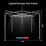 Lighted Canopy Tent Frame