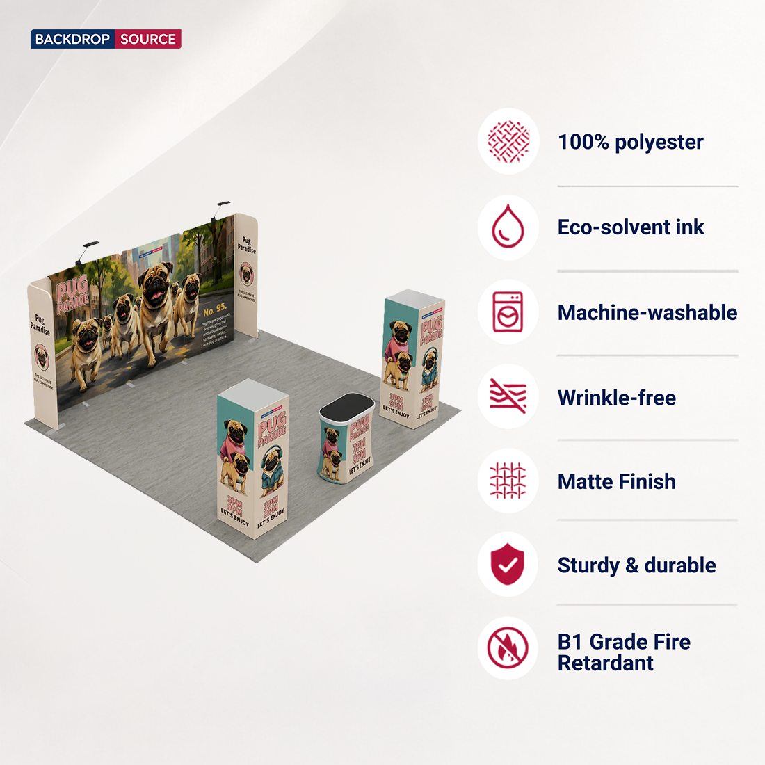 Modular Booth Kits 20ft x 20ft - Model 18