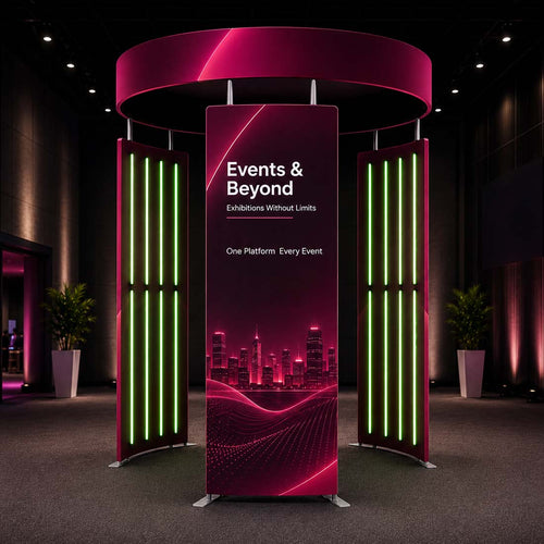 360 View 4 Panel Photo Booth Enclosure