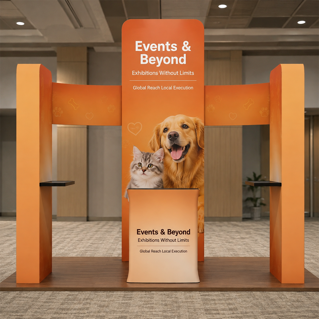 Modular Booth Kits 20ft x 20ft - Model 15