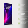 Présentoir portable - 2,6 m de hauteur 