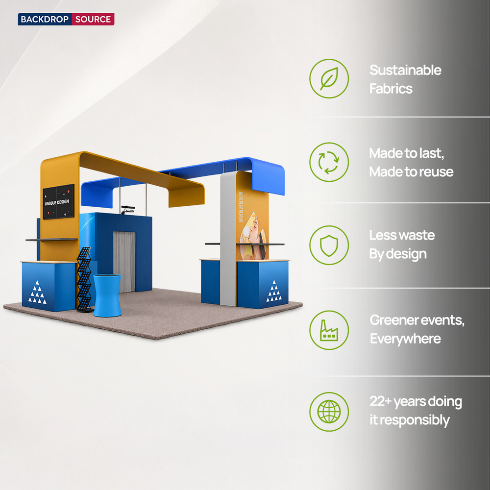 Modular Booth Kits 20ft x 20ft - Model 12