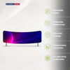 Curved Top Header Display