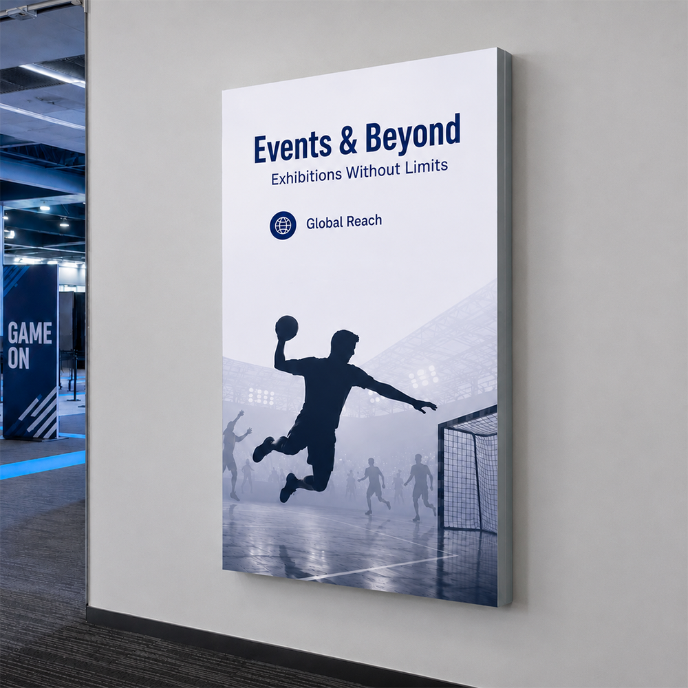 Wall-Mounted SEG Fabric display - 2.4" Depth
