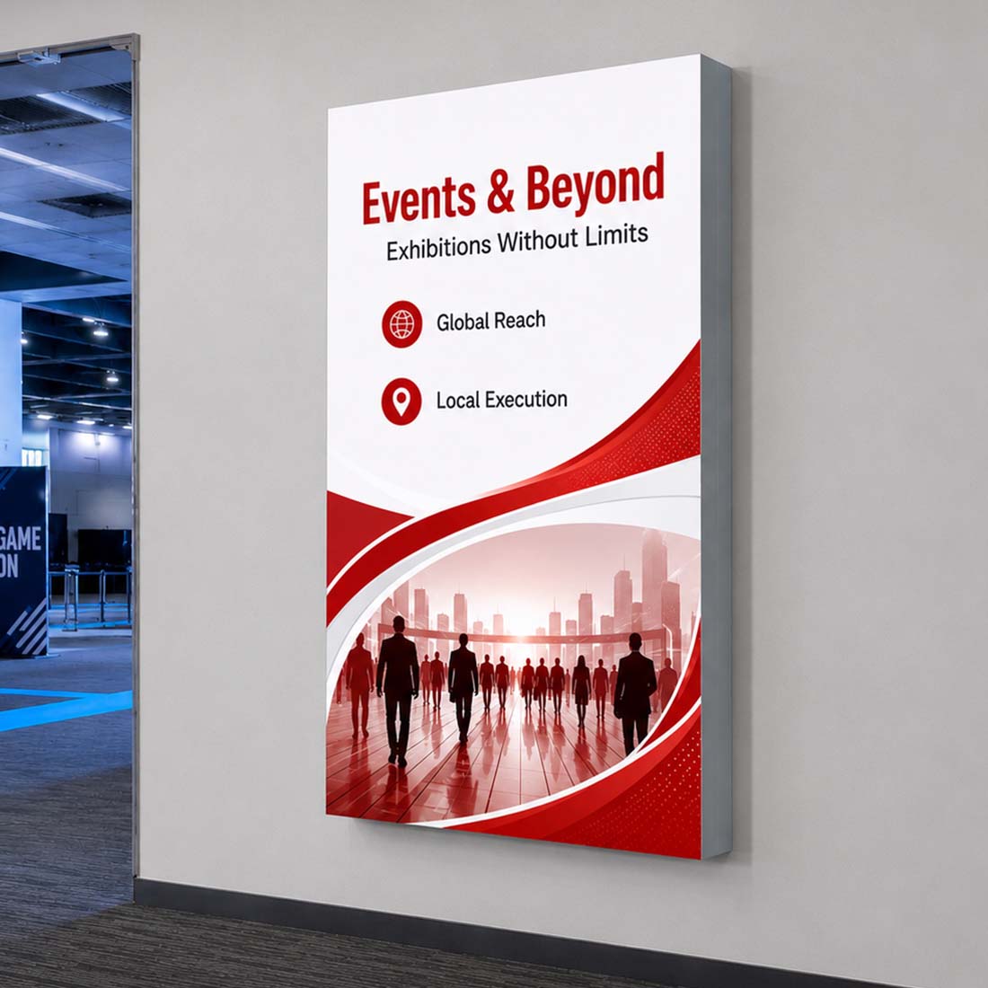 Wall-Mounted SEG Fabric display - 3.15