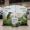 10x10 Twin Inclined Wall Booth Kit with Counter