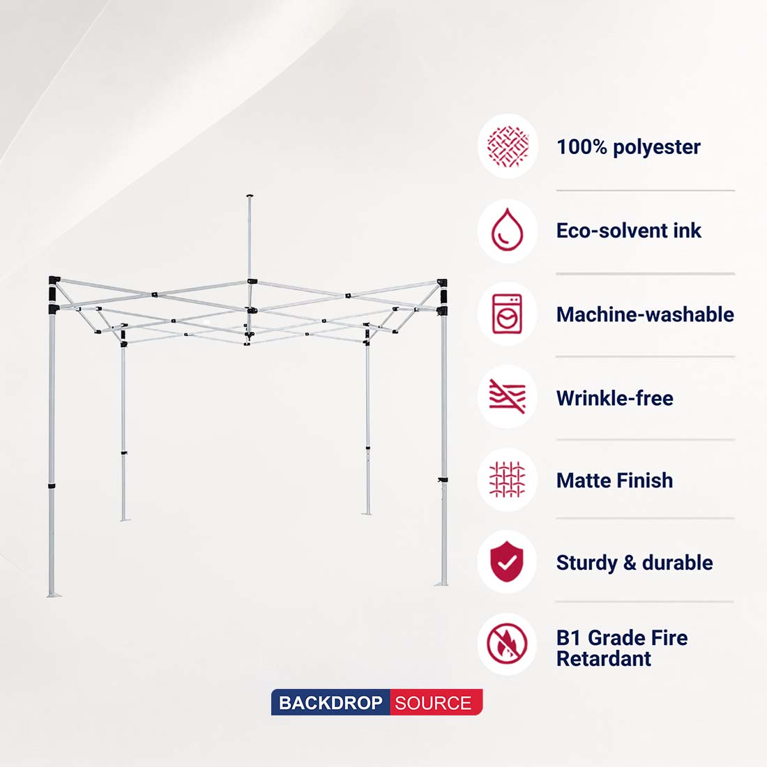 Lighted Canopy Tent Frame