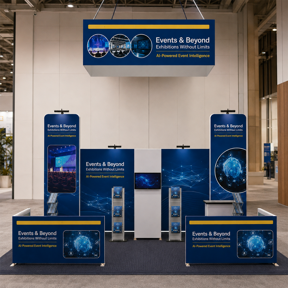 Modular Booth Kits 20ft x 20ft - Model 07