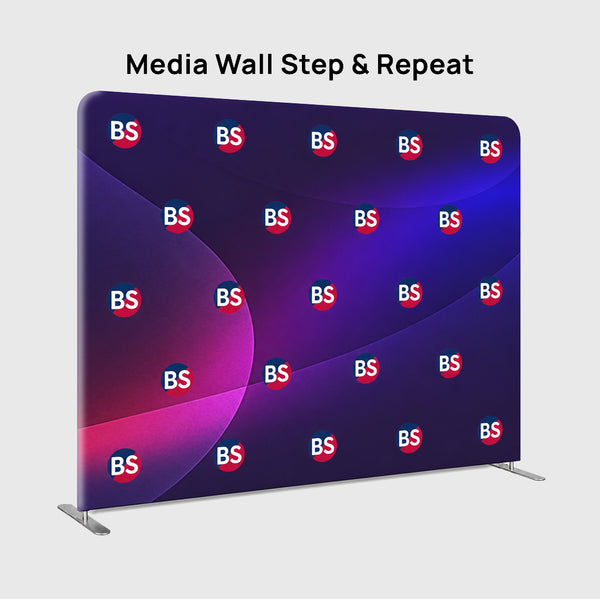 Mur multimédia à tension droite et répétition 