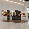 16.4x13 Magnetic Fabric Booth Wall with Modular Panels