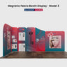 16.4x13 Magnetic Fabric Booth Wall with Modular Panels