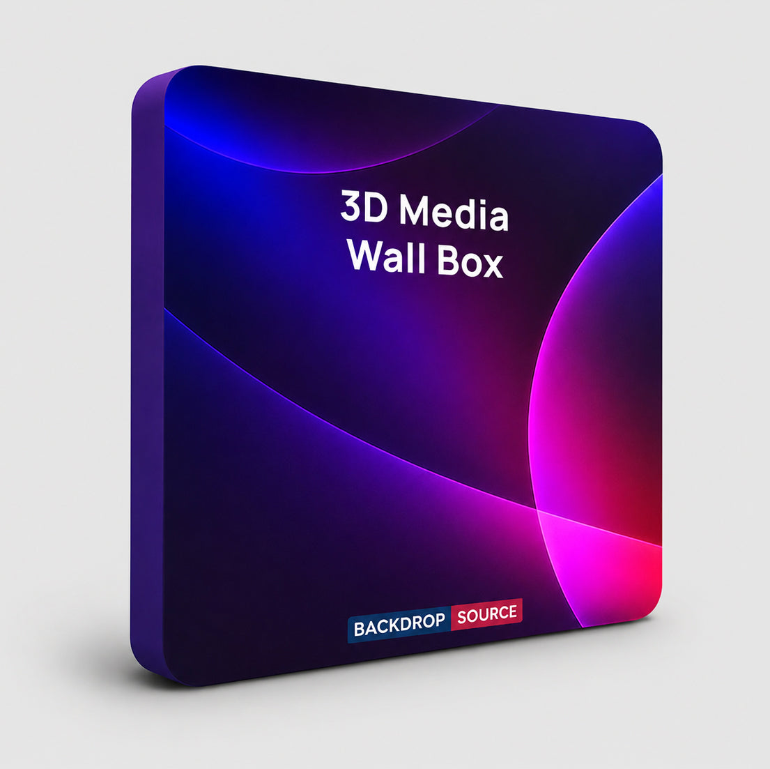 Présentoir mural 3D en tissu 