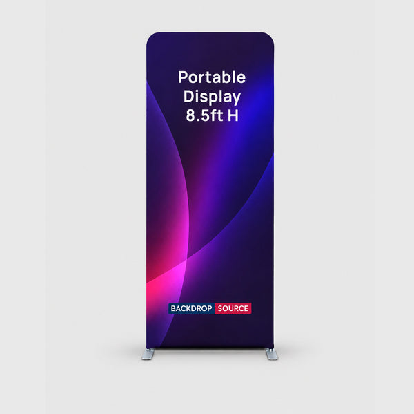 Présentoir portable - 2,6 m de hauteur 