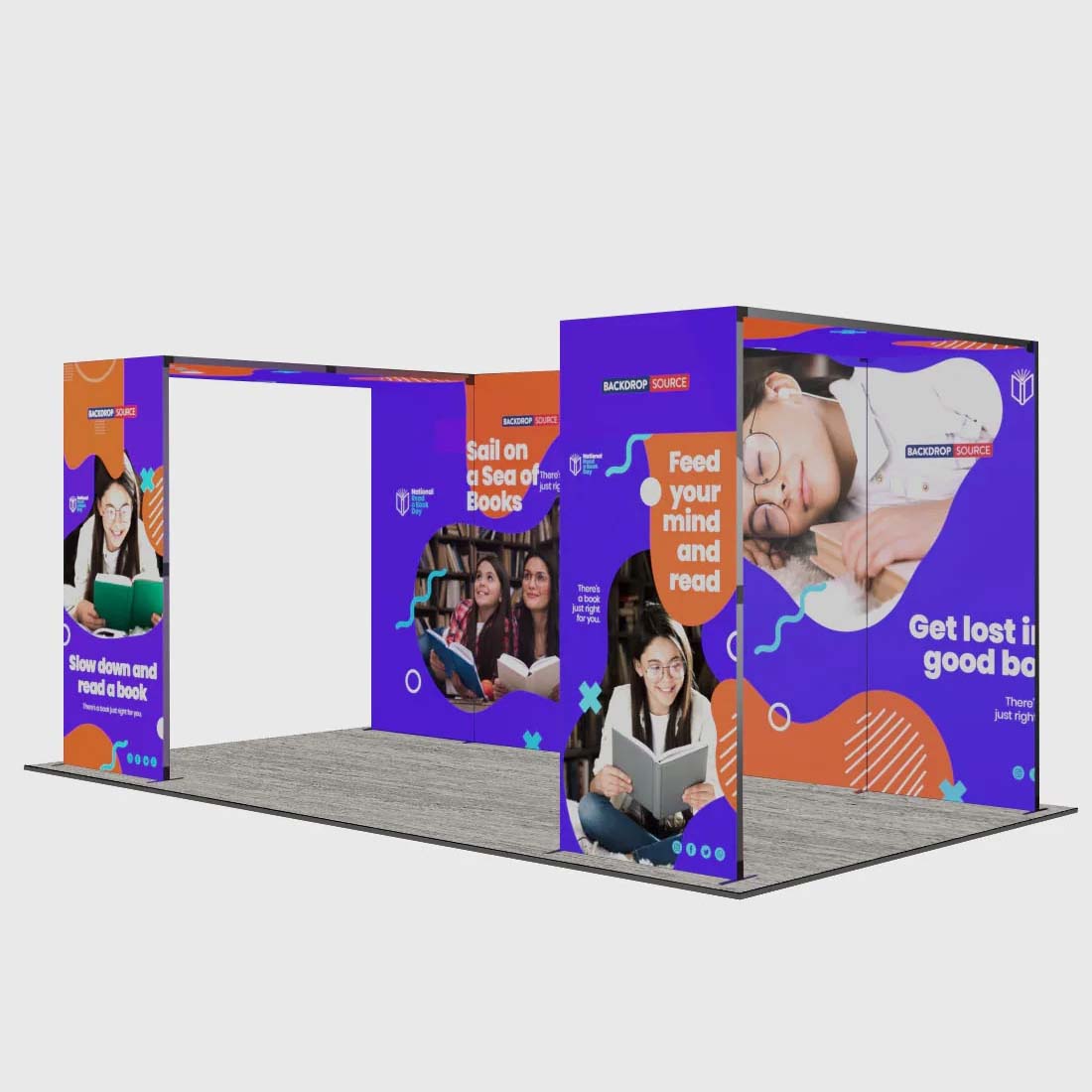 Foldable SEG Exhibition Display - Model 13