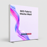 SEG Fabric Media Wall - 8.2ft W x 8.2ft H