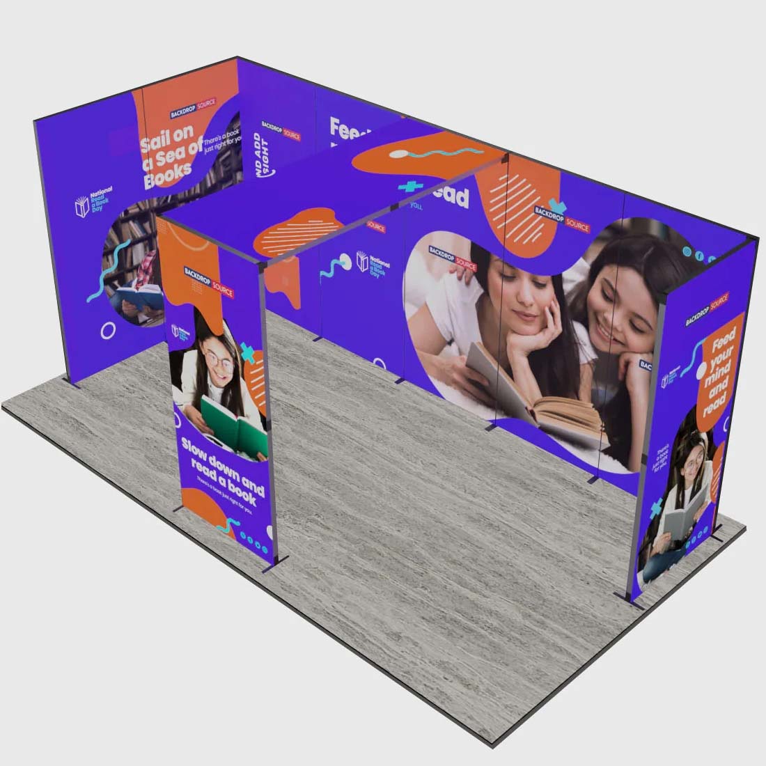 Présentoir pliable SEG - Modèle 14 