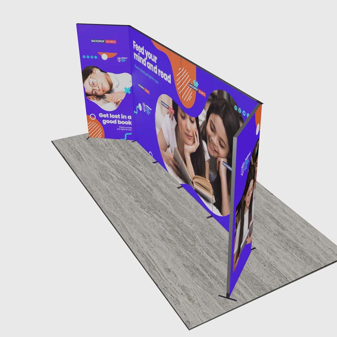 Présentoir pliable SEG - Modèle 16 