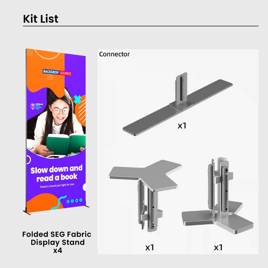 Foldable SEG Exhibition Display - Model 9