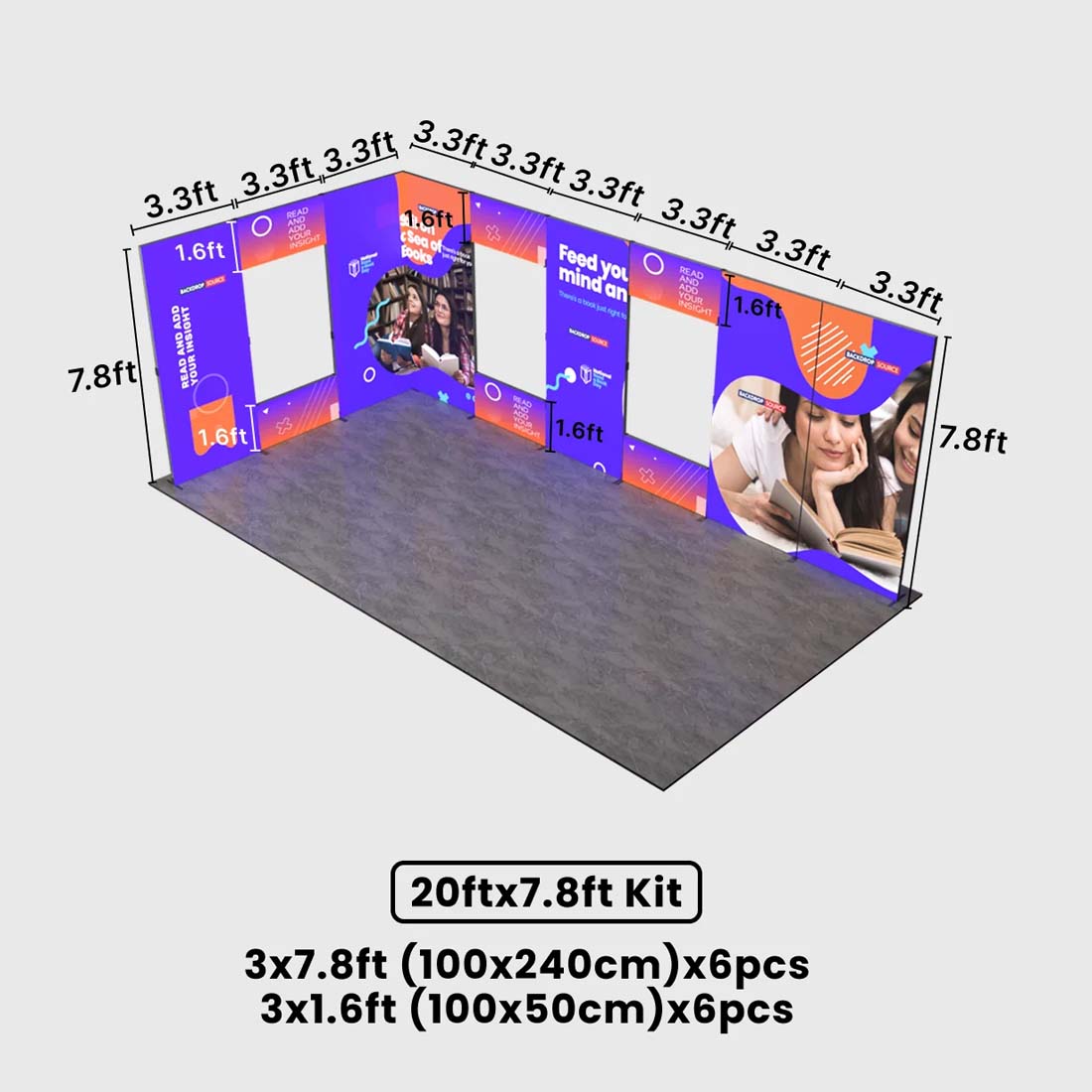 Foldable SEG Exhibition Display - Model 19
