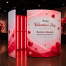 360° Custom Printed Exhibition Booth with LED lights