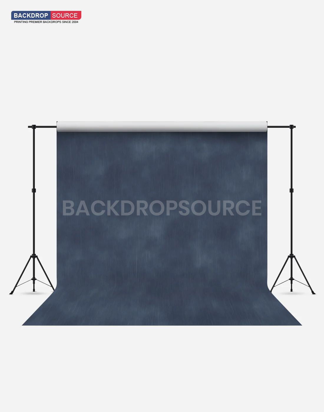 Printed Blue Cloud Fiber Wrinkle‑Resistant Backdrop for Fashion Photography