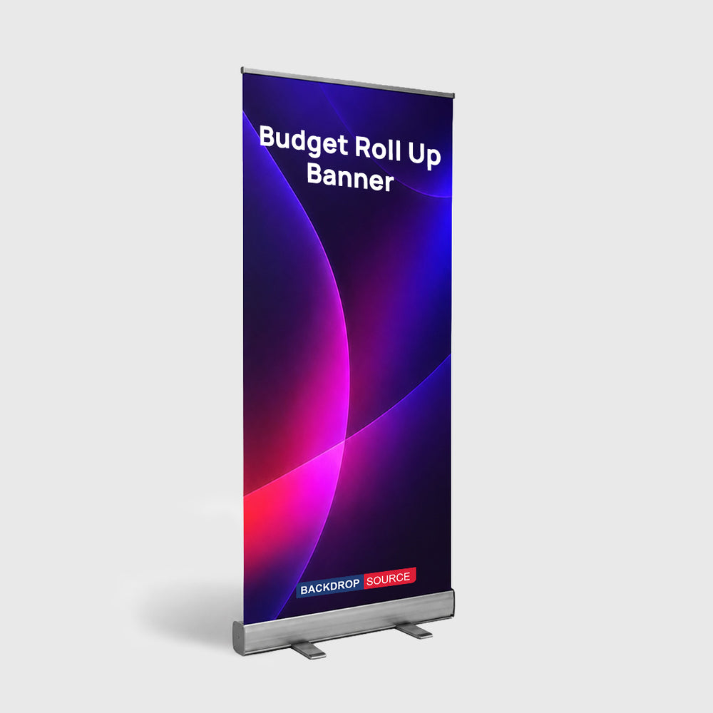Budget Fabric Roll Up Banner