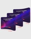 Curved Tension Portable Media Wall