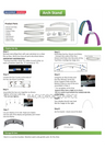 C Shape Tension Fabric Arch with Shelves