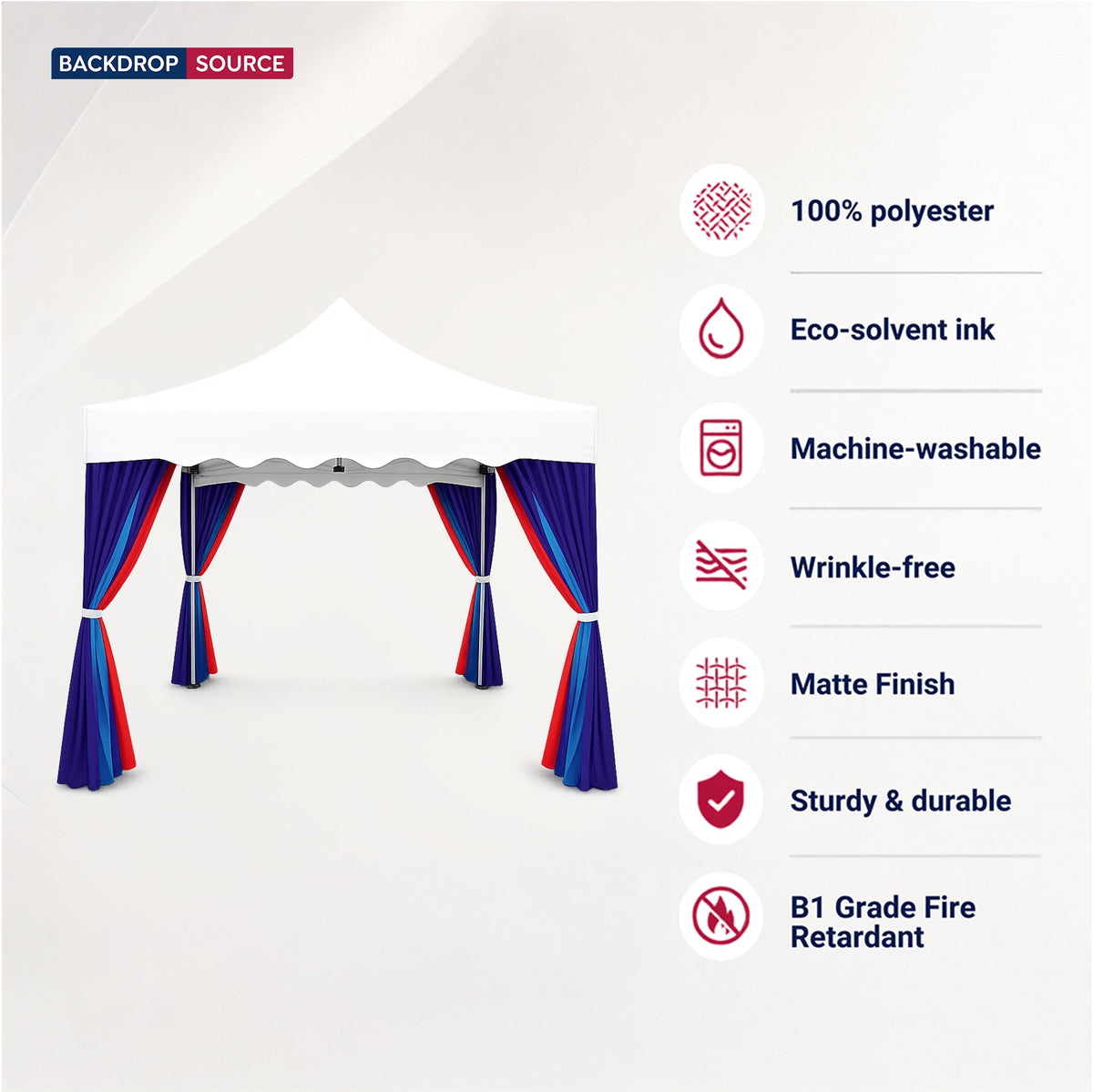 Canopy Tent Fabric Corner Curtains
