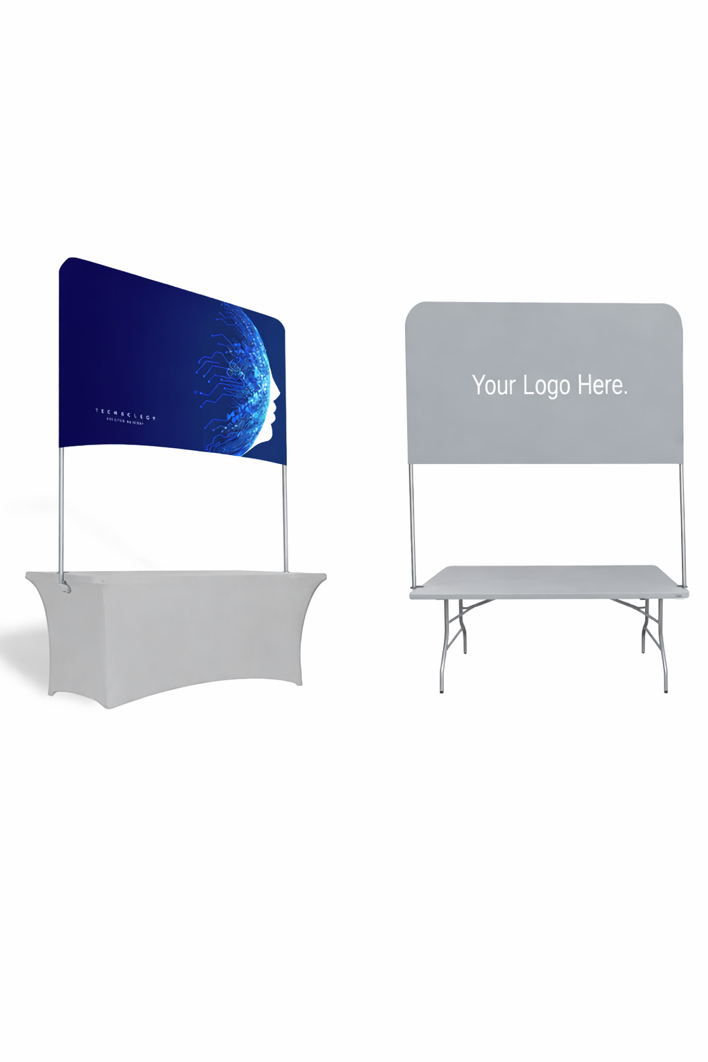 Bannière de table - Demi-affichage 