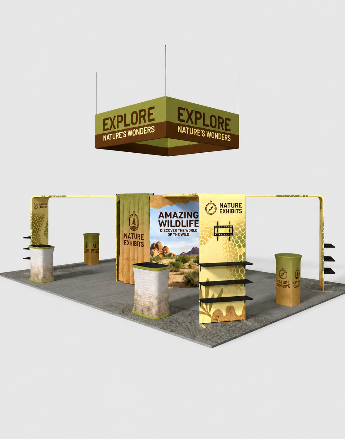 Modular Booth Kits 30ft x 20ft - Model 4