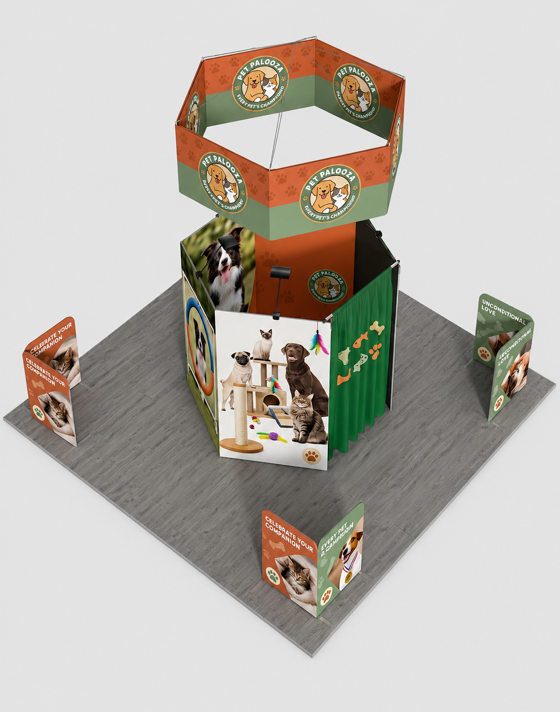 Modular Booth Kits 20ft x 20ft - Model 20
