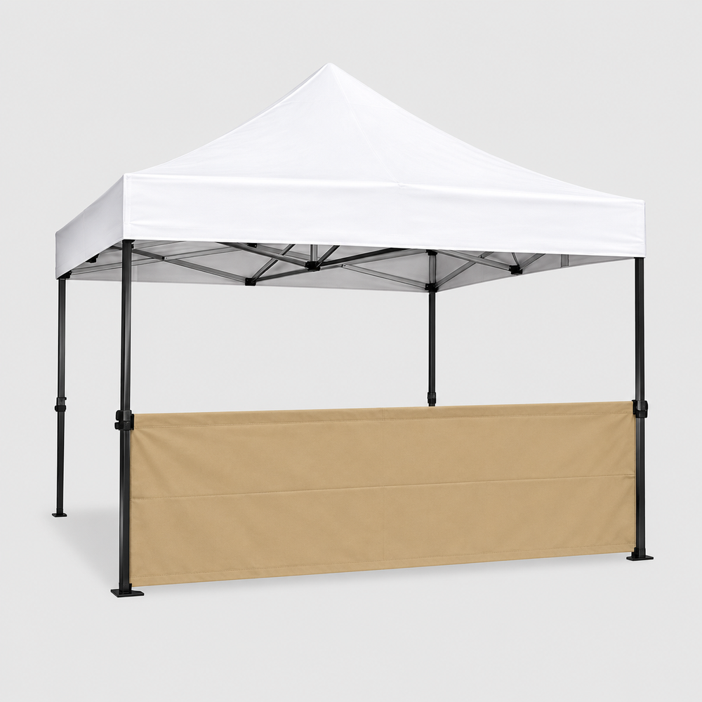 Blank Canopy Tent Half Wall (No Print)