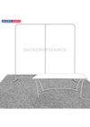 Compact 10x10 Booth Kit with Backwall and Table Cover