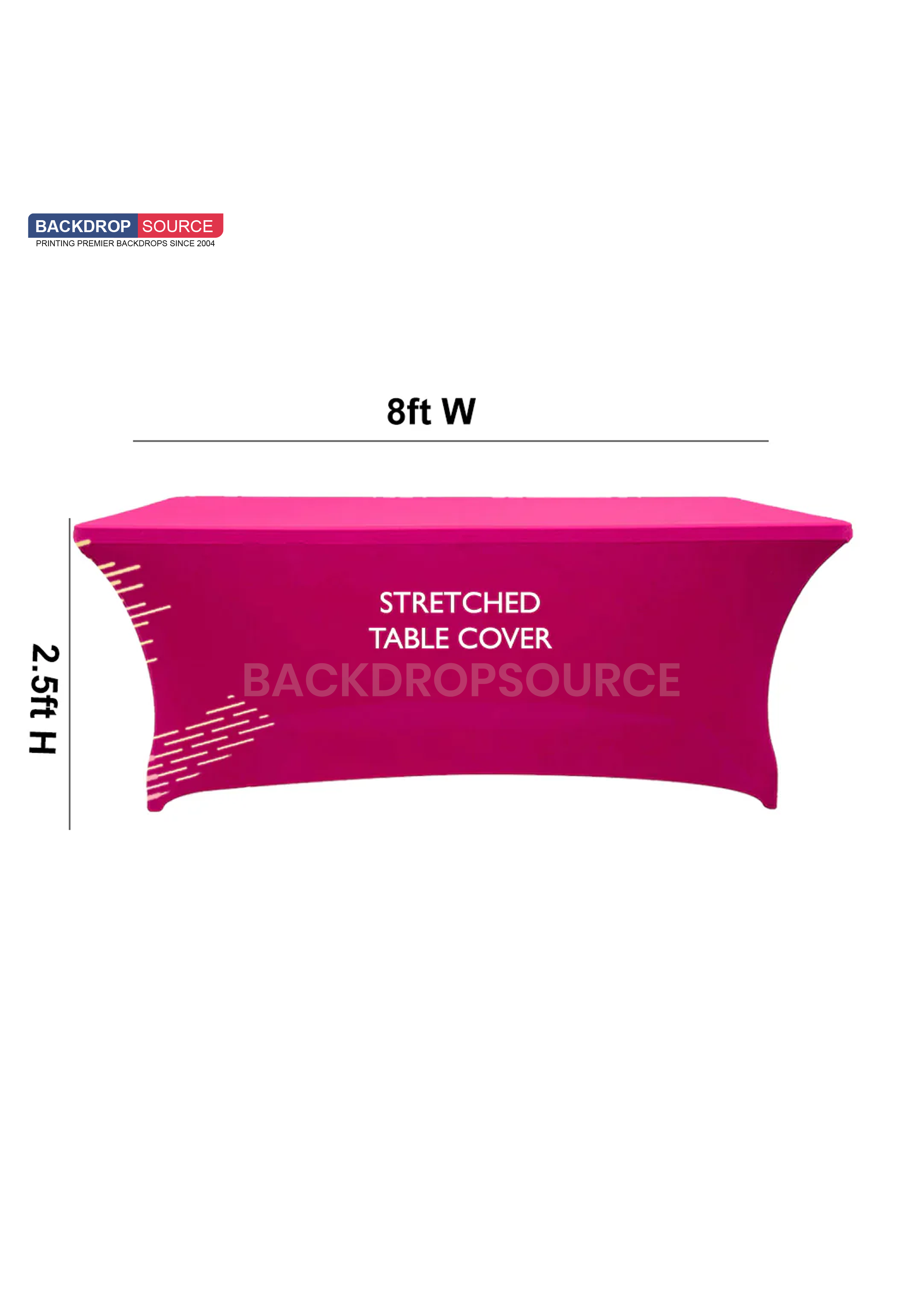 Compact 10x10 Booth Kit with Backwall and Table Cover