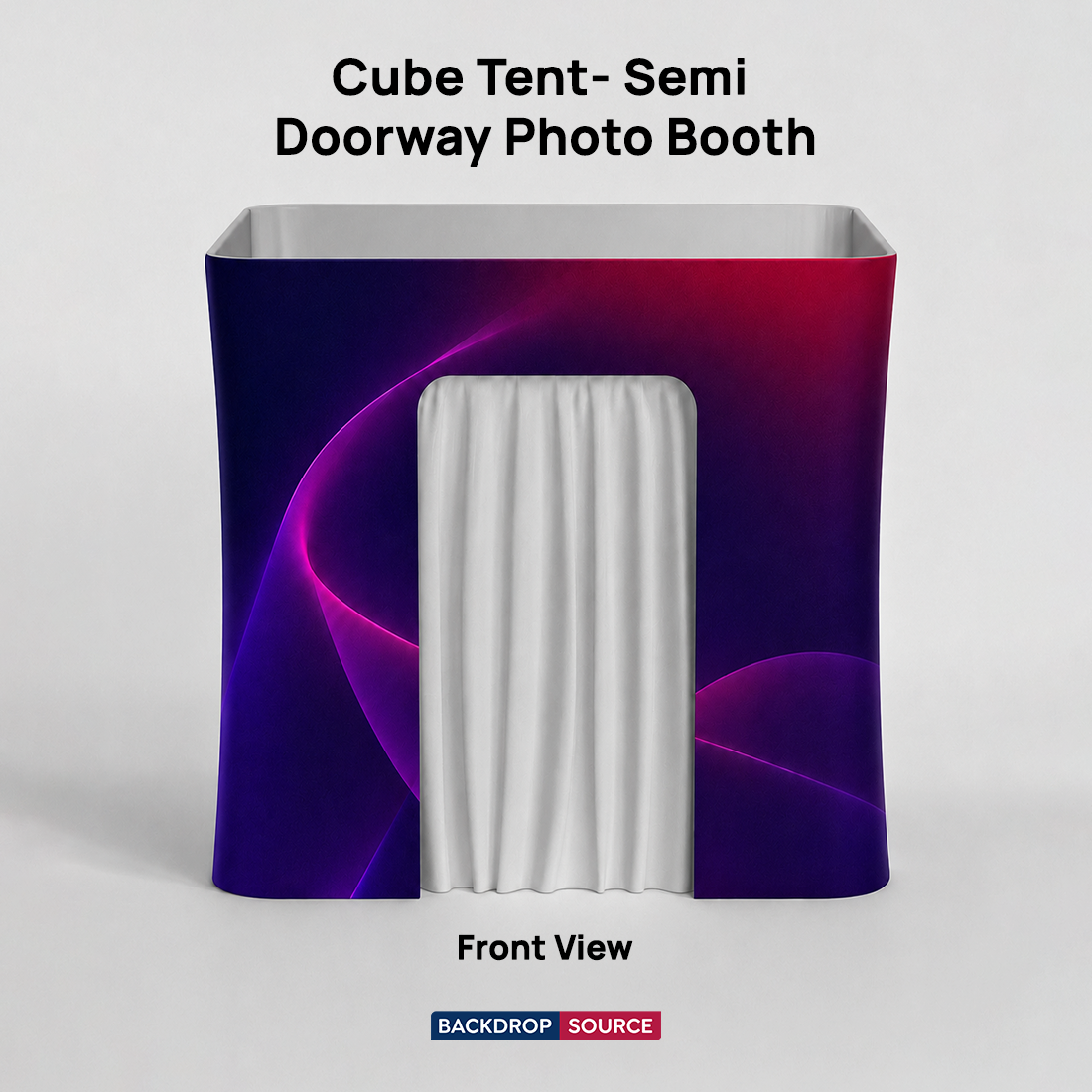 Cabine photo Cube - Semi-porte 