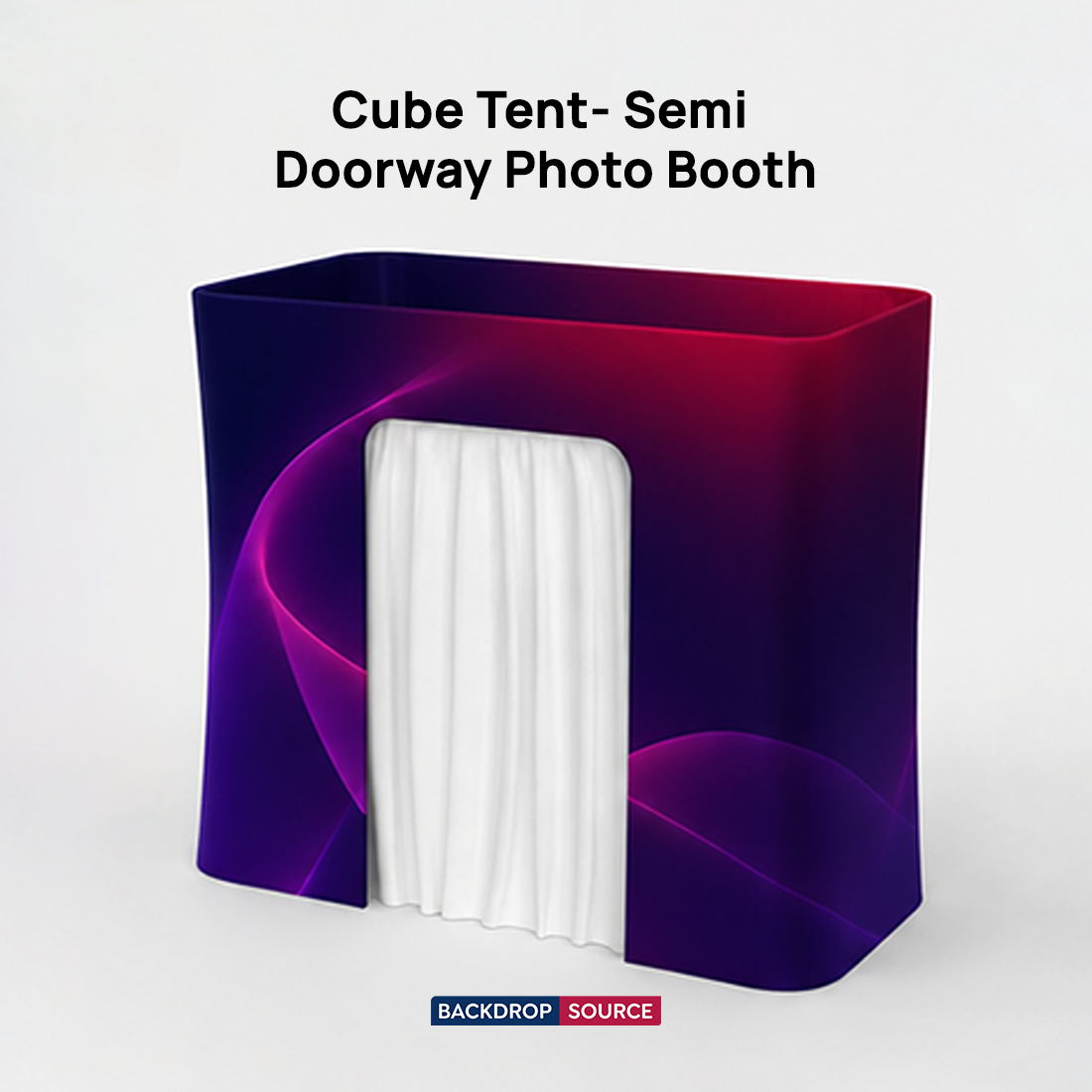 Cabine photo Cube - Semi-porte 