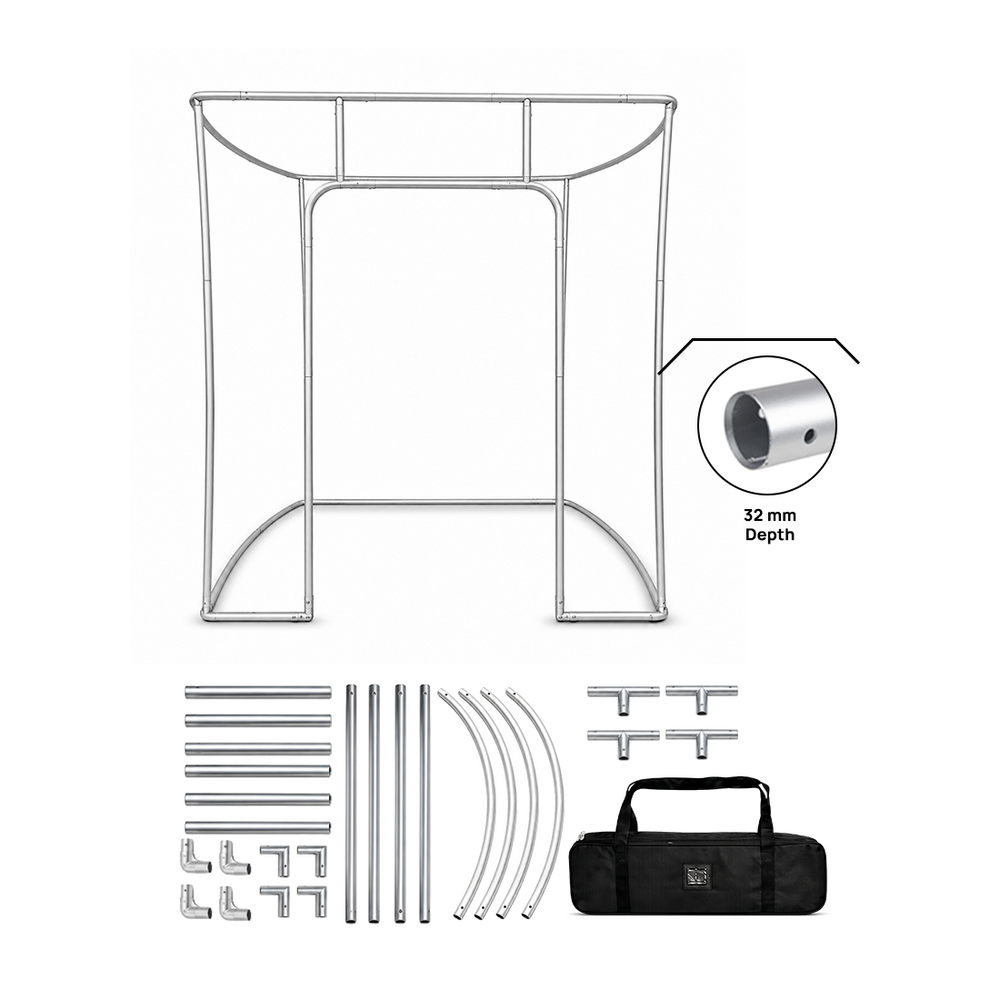 Cabine photo Cube - Semi-porte 