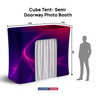 Cabine photo Cube - Semi-porte 