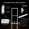 Panneau lumineux LED incurvé en tissu SEG 