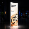 Panneau lumineux LED incurvé en tissu SEG 
