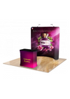 10ft x 10ft Curved Exhibit Pro 3-in-1 Display Kit with Illume Lights