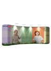 Curved Tension Fabric Media Wall Backdrop