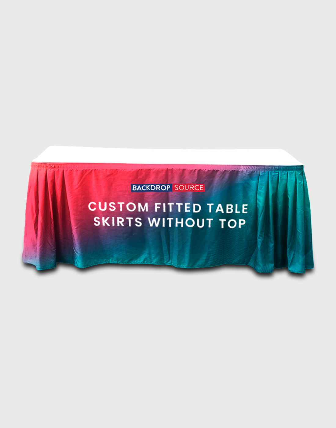 Custom Fitted Table Skirts Without Top | Event Table Skirting Canada ...