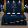 Custom Fitted Table Skirts with Top